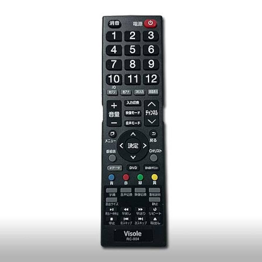 Amazon | ユニテク RC-004 液晶テレビ用 リモコン UNITECH